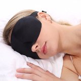 PLEMO軽量・究極の柔らかシルク質感　睡眠アイマスク 睡眠、旅行に最適 (フリーサイズ、立体型)